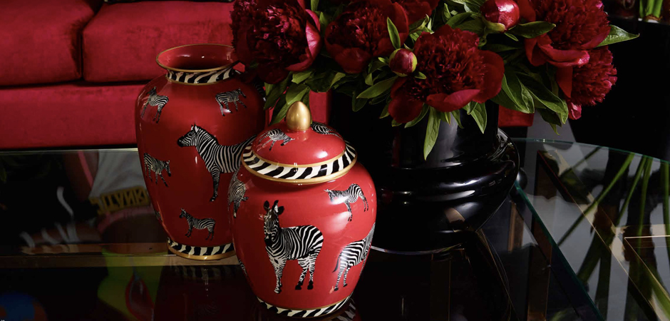 Ваза с крышкой VASE ZEBER URN Ваза с крышкой VASE ZEBER URN - Loft-Concept в Грозном
