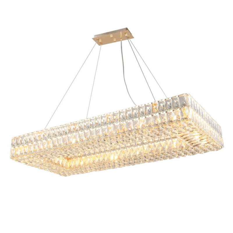 Люстра Crystal Regena Gold Rectangle Chandelier 100 Прозрачный Золотой Люстра Crystal Regena Gold Rectangle Chandelier 100 Прозрачный Золотой в Грозном | Loft Concept