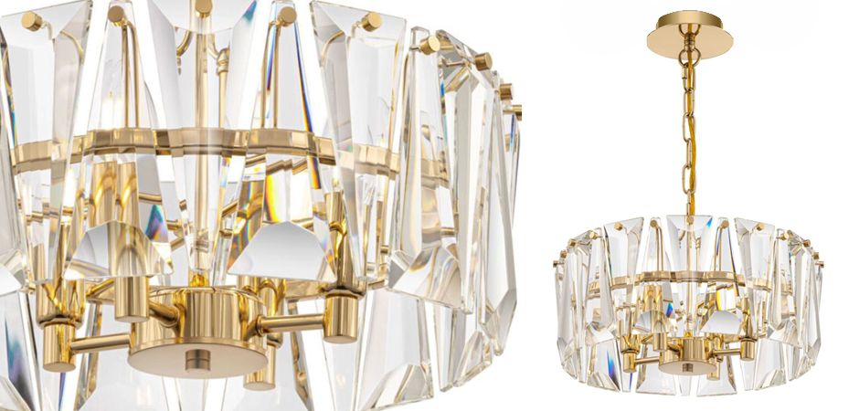 Люстра Ruby Crystal Chandelier Gold 38 Люстра Ruby Crystal Chandelier Gold 38 - Loft-Concept в Грозном