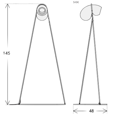 Торшер White glass trap floor lamp Торшер White glass trap floor lamp в Грозном