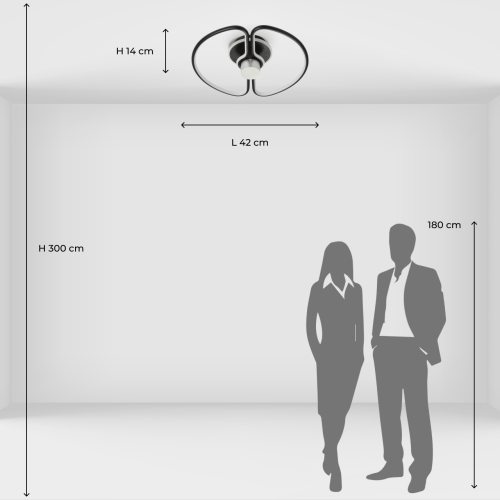 Потолочный светильник черного цвета круглой формы Luke Lampco Tracer Lamp в Грозном