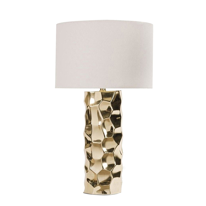 Настольная лампа Abernathy Table lamp Глянцевое золото Белый Настольная лампа Abernathy Table lamp Глянцевое золото Белый в Грозном | Loft Concept