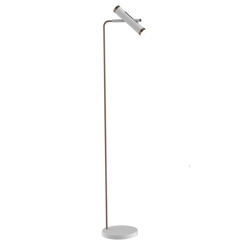 Торшер Rainer Floor Lamp white Белый Золотой Торшер Rainer Floor Lamp white Белый Золотой в Грозном | Loft Concept