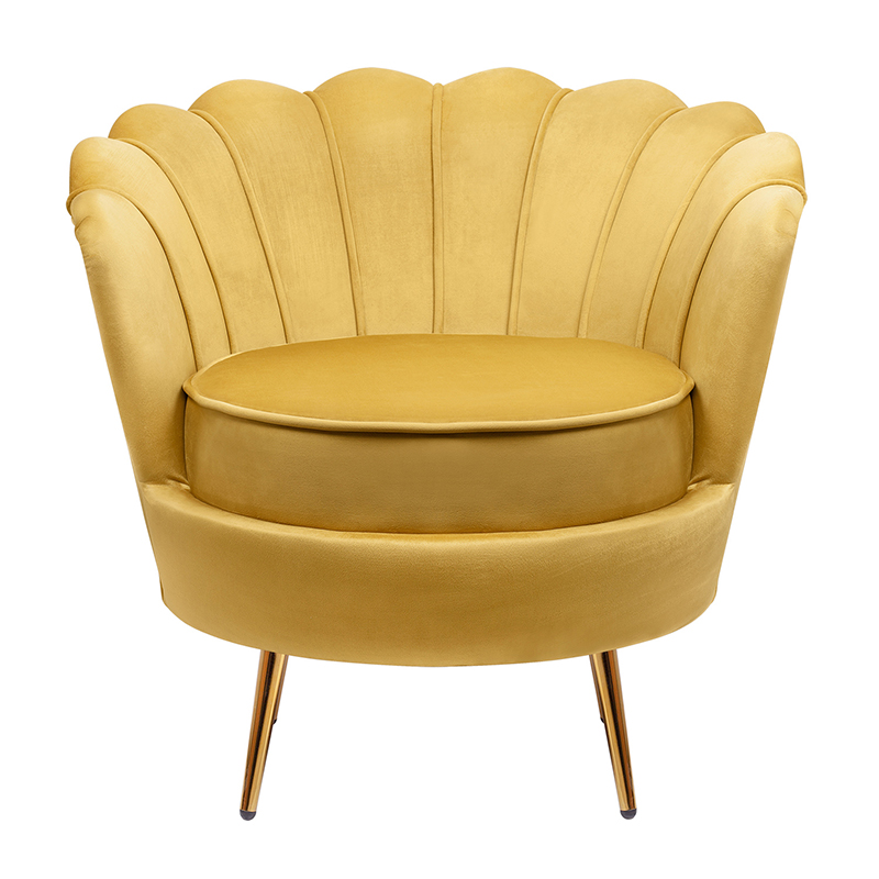 Кресло велюр желтый Yellow Flower Желтый Кресло велюр желтый Yellow Flower Желтый в Грозном | Loft Concept