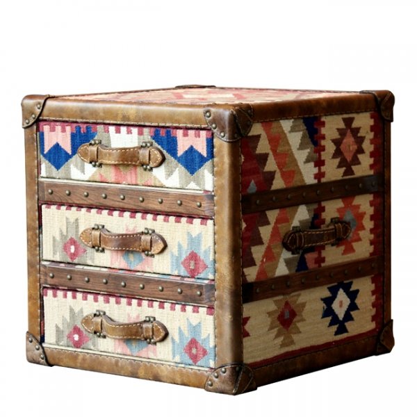 Сундук Kilim Cube Chest Мульти Сундук Kilim Cube Chest Мульти в Грозном | Loft Concept
