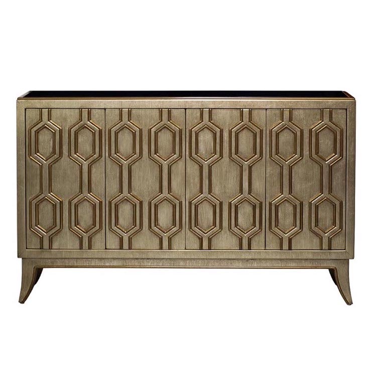 Комод Wedford Pattern Commode Черный Античная Бронза Комод Wedford Pattern Commode Черный Античная Бронза в Грозном | Loft Concept