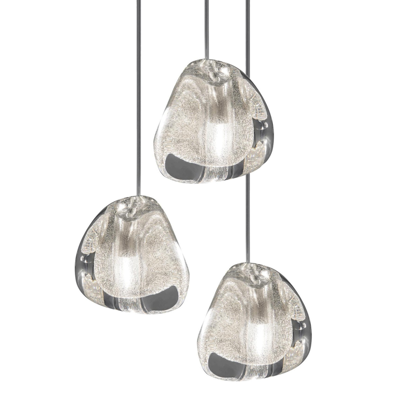 Подвесной светильник Mizu 1 Suspension Lamp Silver Серебряный Хром Подвесной светильник Mizu 1 Suspension Lamp Silver Серебряный Хром в Грозном | Loft Concept