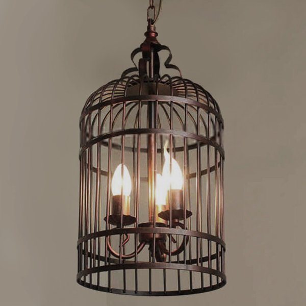 Люстра BIRDCAGE BROWN 26 Коричневый винтаж Люстра BIRDCAGE BROWN 26 Коричневый винтаж в Грозном | Loft Concept