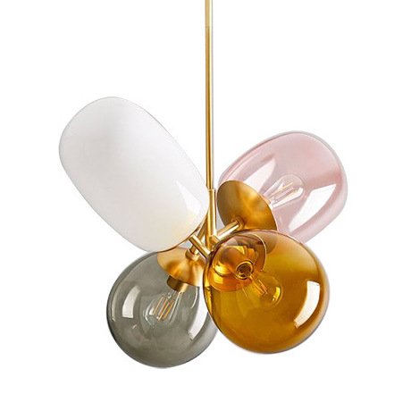 Люстра Candies Modern Balloon Glass Chandelier Золотой Мульти Люстра Candies Modern Balloon Glass Chandelier Золотой Мульти в Грозном | Loft Concept