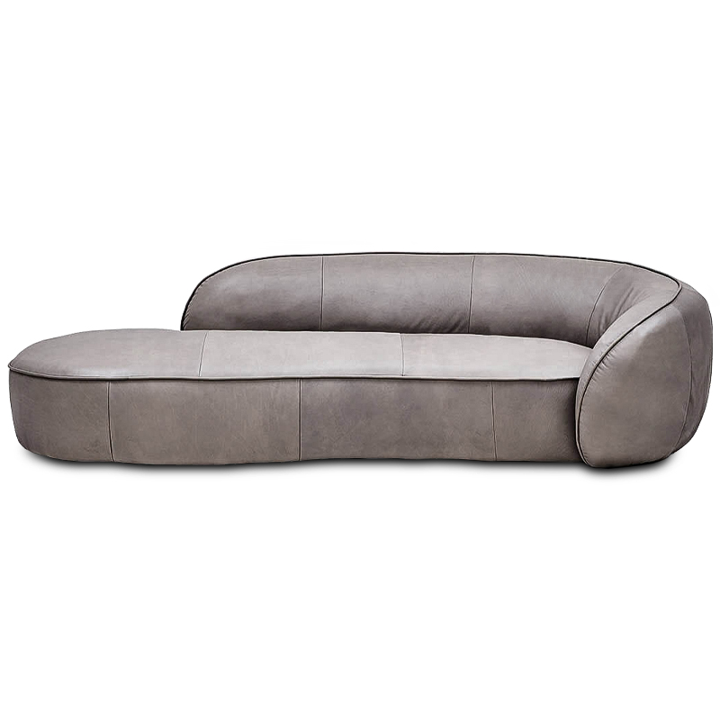 Диван натуральная кожа Hyades Sofa Серый в Грозном | Loft Concept 