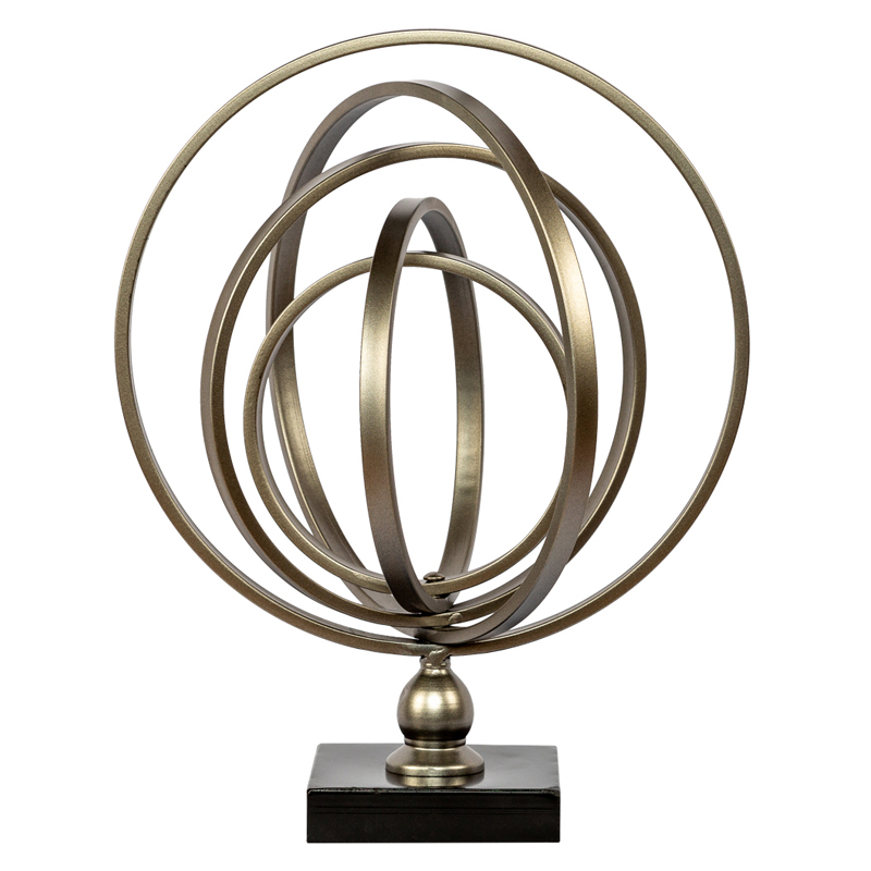 Статуэтка Sphere Sundial galaxy Черный Серебряный Статуэтка Sphere Sundial galaxy Черный Серебряный в Грозном | Loft Concept