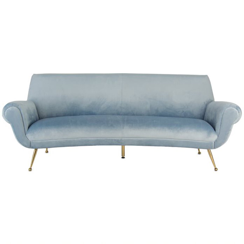 Диван Gigi Radice Lounge Sofa light blue Серо-голубой Диван Gigi Radice Lounge Sofa light blue Серо-голубой в Грозном | Loft Concept