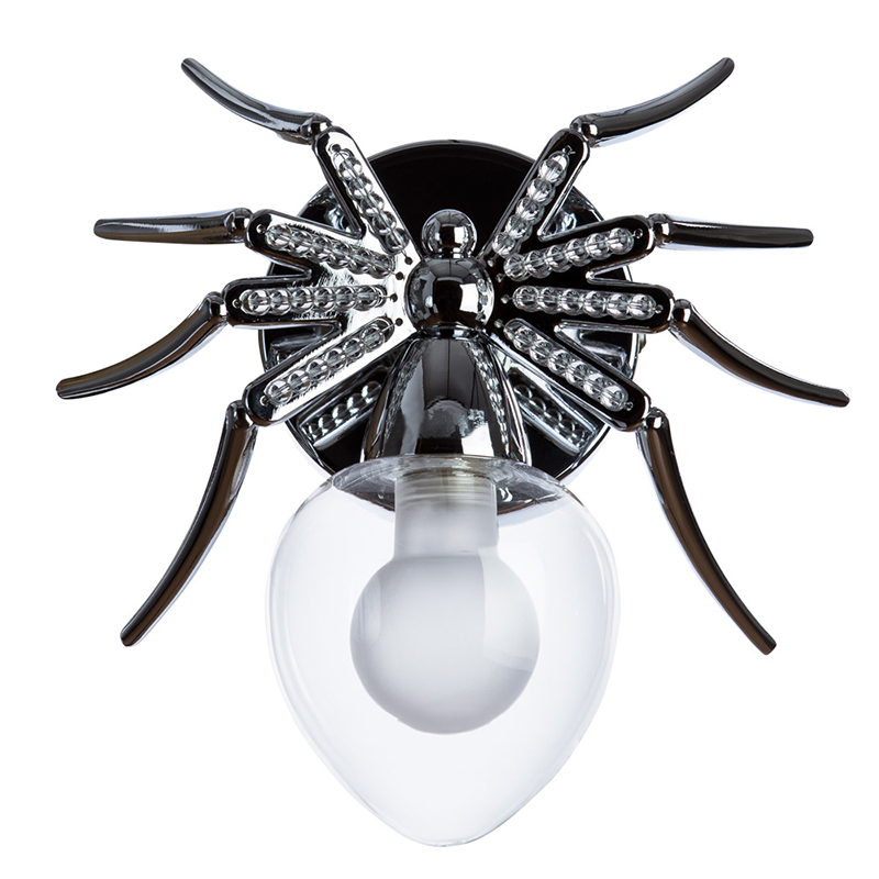 Бра Паук Spiders lamp Темный хром Бра Паук Spiders lamp Темный хром в Грозном | Loft Concept