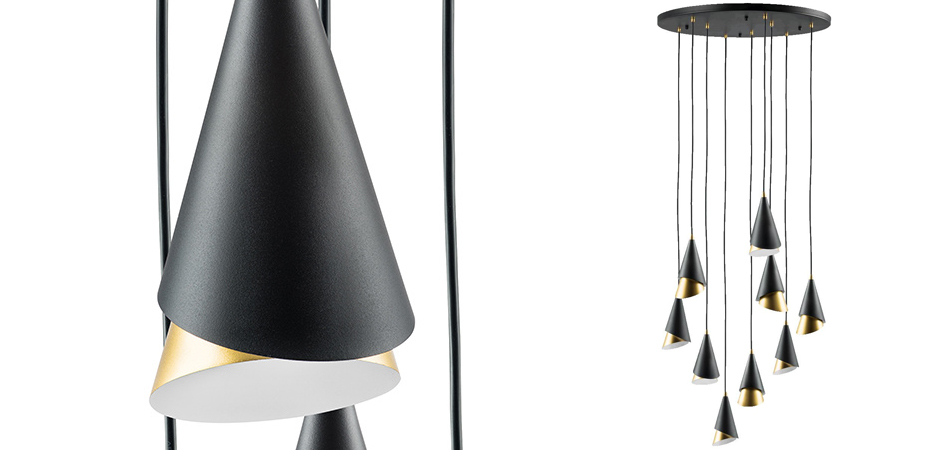 Люстра Lucio Black and Gold 9 Люстра Lucio Black and Gold 9 - Loft-Concept в Грозном