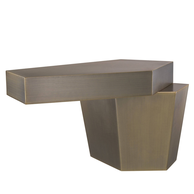 Кофейный стол Eichholtz Coffee Table Calabasas Low brass Латунь Античная полированная Кофейный стол Eichholtz Coffee Table Calabasas Low brass Латунь Античная полированная в Грозном | Loft Concept