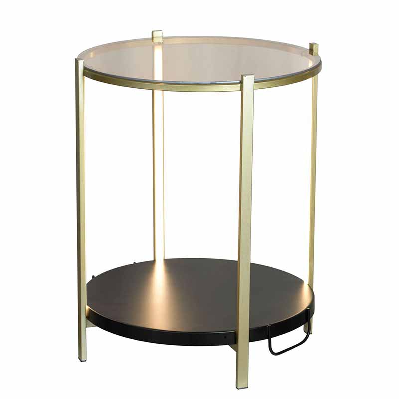 Приставной стол Hael Side Table LED Золотой Приставной стол Hael Side Table LED Золотой в Грозном | Loft Concept