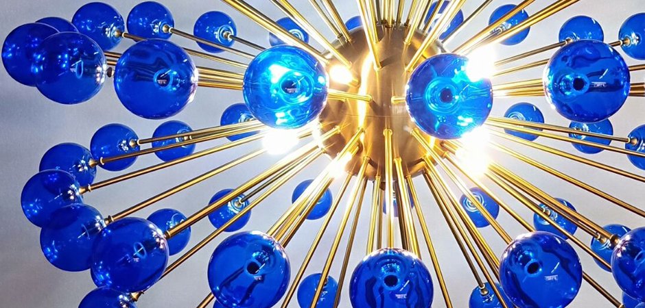 Люстра BLUE MURANO SPUTNIK DV5513 Люстра BLUE MURANO SPUTNIK DV5513 - Loft-Concept в Грозном
