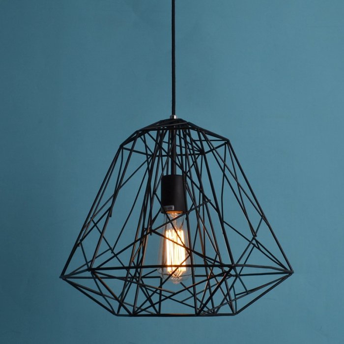 Подвесной светильник Loft Industrial Bar Nest Черный Подвесной светильник Loft Industrial Bar Nest Черный в Грозном | Loft Concept