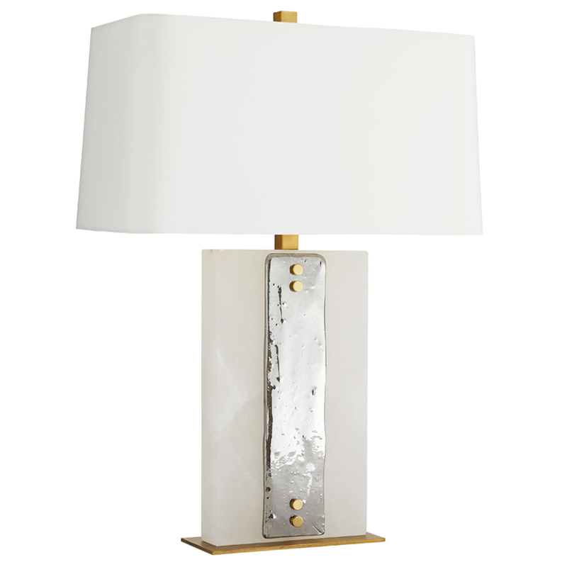 Дизайнерская настольная лампа URIAH LAMP Белый Серый Дизайнерская настольная лампа URIAH LAMP Белый Серый в Грозном | Loft Concept