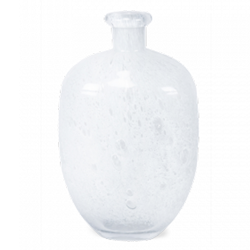 Ваза Air Bubbles Vase glass h36 Белый Ваза Air Bubbles Vase glass h36 Белый в Грозном | Loft Concept