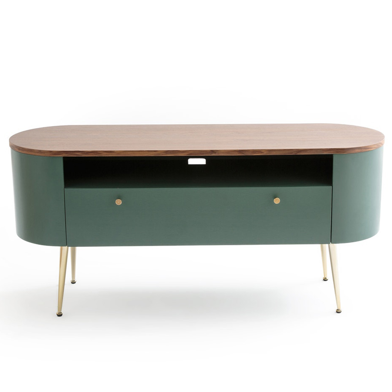 TV-тумба Torborg TV stand Орех Изумрудный Золотой TV-тумба Torborg TV stand Орех Изумрудный Золотой в Грозном | Loft Concept