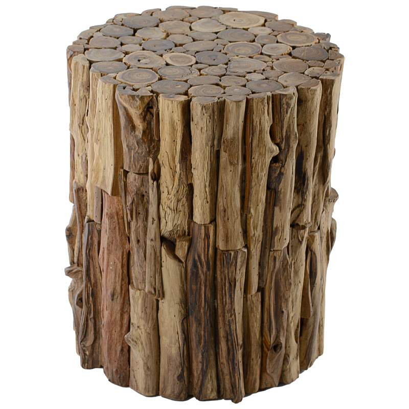 Приставной стол Knitting Branches Side Table Коричневый Приставной стол Knitting Branches Side Table Коричневый в Грозном | Loft Concept