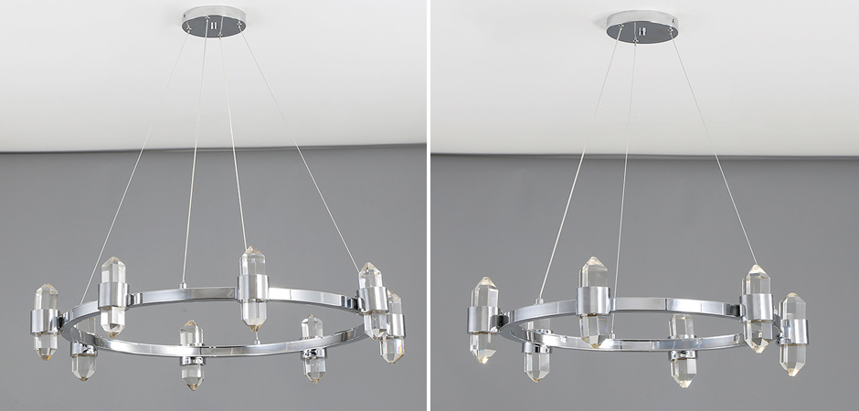 Люстра Crystal Ring Chandelier Chromium Люстра Crystal Ring Chandelier Chromium - Loft-Concept в Грозном