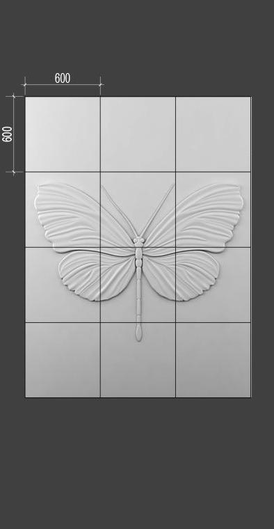 Барельеф BUTTERFLY Барельеф BUTTERFLY в Грозном