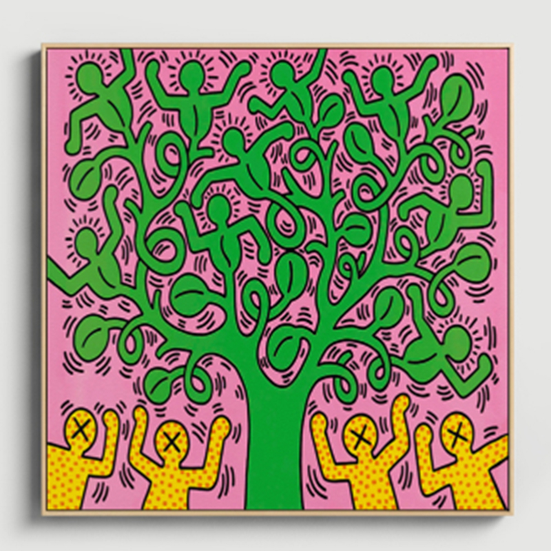 Постер Keith Haring 3 Мульти Постер Keith Haring 3 Мульти в Грозном | Loft Concept