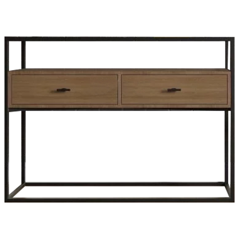 Консоль Bray Console Коричневый Черный Консоль Bray Console Коричневый Черный в Грозном | Loft Concept