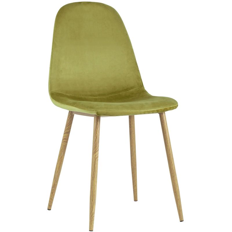 Стул Archie Chair Велюр Фисташковый цвет Деревянные ножки Зеленый Древесина Стул Archie Chair Велюр Фисташковый цвет Деревянные ножки Зеленый Древесина в Грозном | Loft Concept