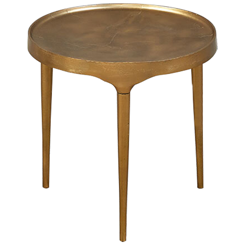 Приставной стол круглый Robby Coffee Table Золотой Приставной стол круглый Robby Coffee Table Золотой в Грозном | Loft Concept