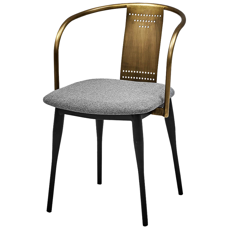 Стул Roger Loft Stool Винтажное Темное Золото Серый Черный Стул Roger Loft Stool Винтажное Темное Золото Серый Черный в Грозном | Loft Concept