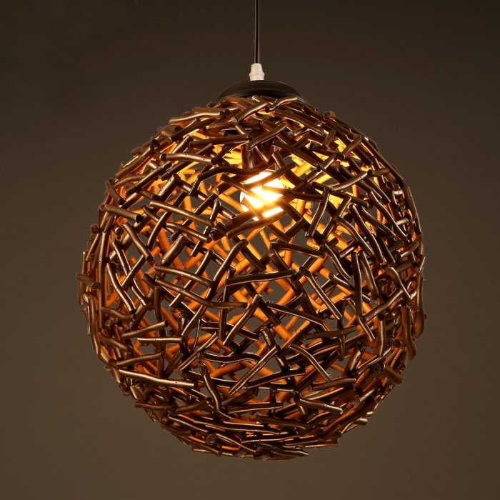Подвесной светильник Old Wicker Pendant Sphere Подвесной светильник Old Wicker Pendant Sphere в Грозном | Loft Concept