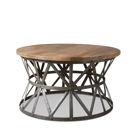Журнальный стол Industrial Rust Barrel 80 Table Журнальный стол Industrial Rust Barrel 80 Table в Грозном | Loft Concept