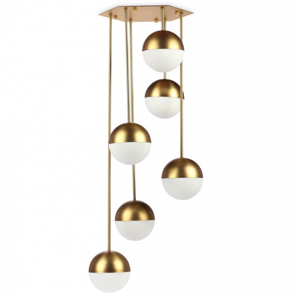 Светильник Italian Globe Cedar Moss Light 6 Латунь Античная полированная в Грозном | Loft Concept 