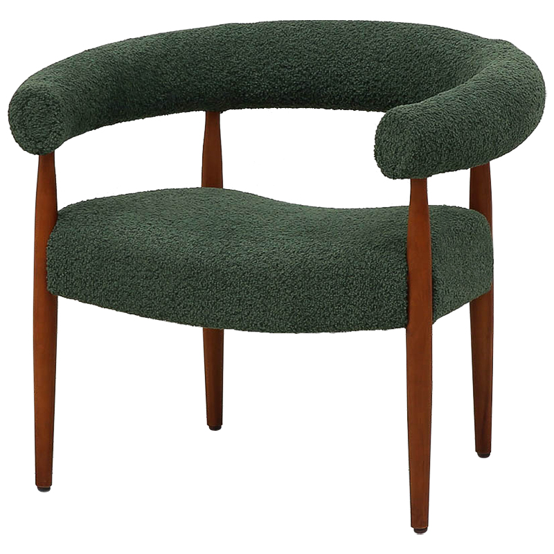Кресло зеленое Herb Green Chair Зеленый Коричневый Кресло зеленое Herb Green Chair Зеленый Коричневый в Грозном | Loft Concept