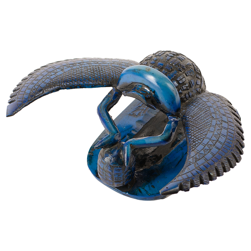Статуэтка Скарабей Scarab Beetle with Wings blue Лазурь Синий Статуэтка Скарабей Scarab Beetle with Wings blue Лазурь Синий в Грозном | Loft Concept