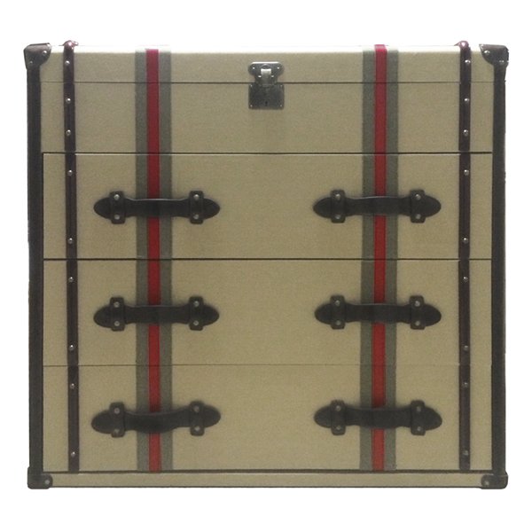 Комод с тканевой обивкой Richards Red line Canvas Medium chest of drawers Комод с тканевой обивкой Richards Red line Canvas Medium chest of drawers в Грозном | Loft Concept