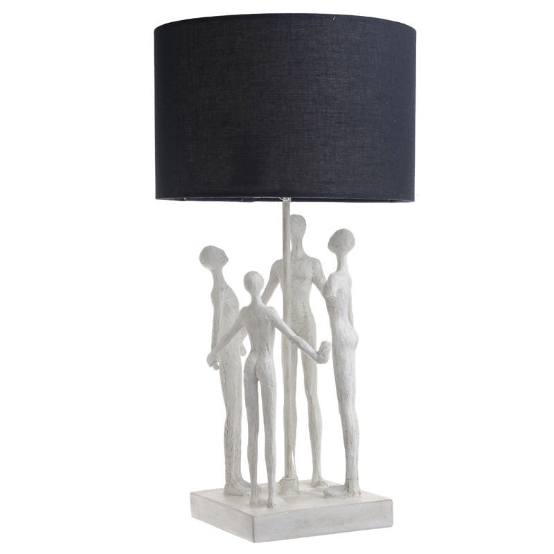 Настольная лампа Holding Hands Table lamp Белый Черный Настольная лампа Holding Hands Table lamp Белый Черный в Грозном | Loft Concept