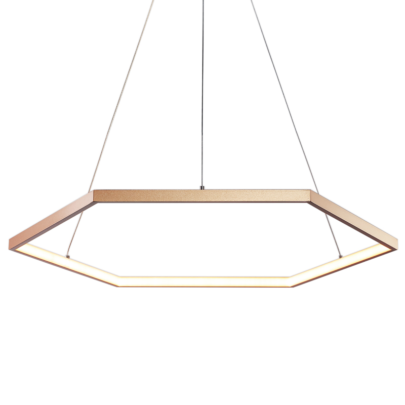 Люстра Hexagon Horizontal Золотой Люстра Hexagon Horizontal Золотой в Грозном | Loft Concept