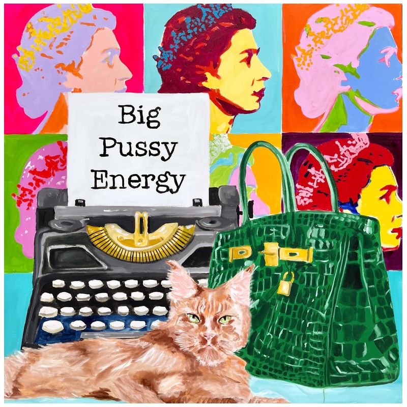 Картина Big Pussy Energy Мульти Картина Big Pussy Energy Мульти в Грозном | Loft Concept