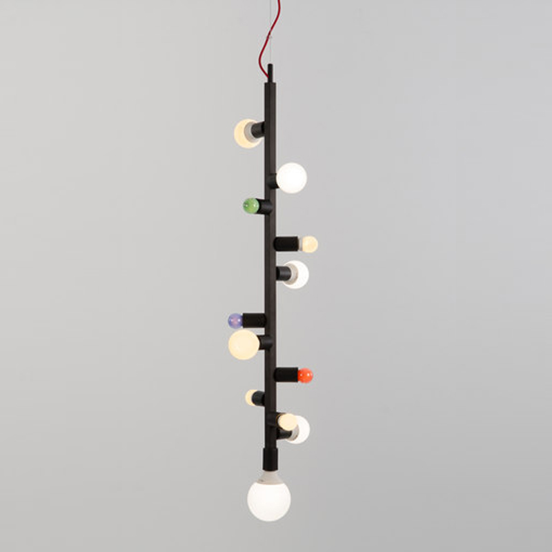 Люстра Almerich Party hanging lamp 2 Черный Мульти Люстра Almerich Party hanging lamp 2 Черный Мульти в Грозном | Loft Concept