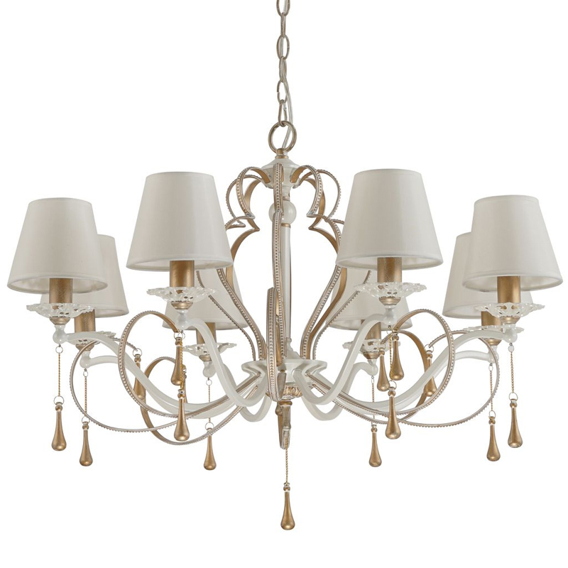 Люстра Batiste Chandelier 80 Золотой Белый Люстра Batiste Chandelier 80 Золотой Белый в Грозном | Loft Concept