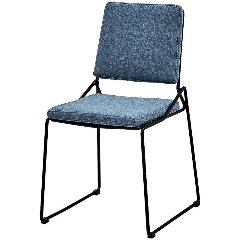 Стул Diglan Stool Светло-синий Черный Стул Diglan Stool Светло-синий Черный в Грозном | Loft Concept