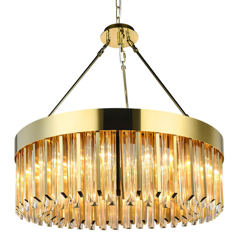 Люстра Zacaria Chandelier 80 Золотой Прозрачный (Transparent) Люстра Zacaria Chandelier 80 Золотой Прозрачный (Transparent) в Грозном | Loft Concept