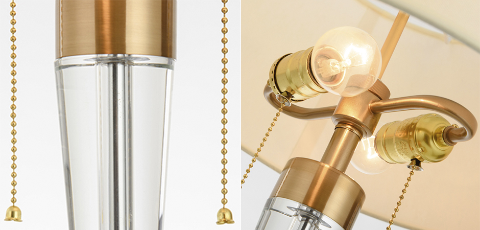 Настольная лампа Transparent Atlant Table lamp Настольная лампа Transparent Atlant Table lamp - Loft-Concept в Грозном