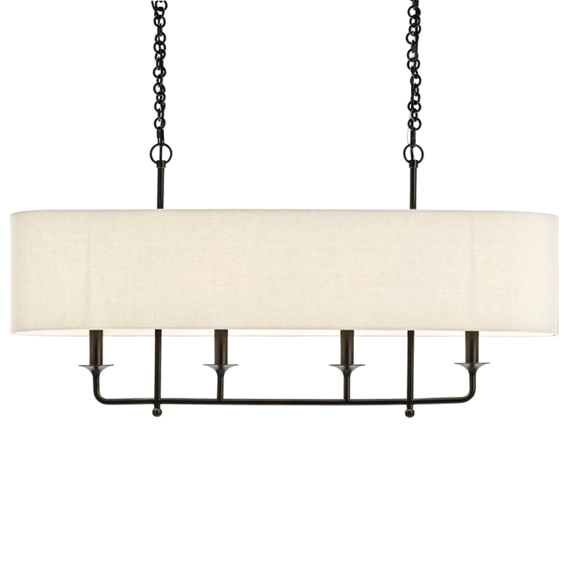 Люстра Arteriors BEATTY CHANDELIER Черный Бежевый в Грозном | Loft Concept 