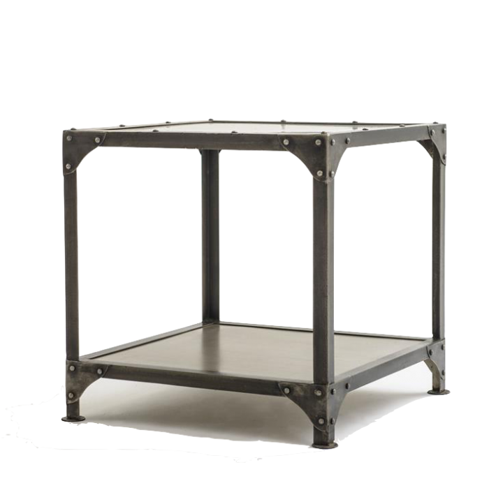 Кофейный стол Industrial Steampunk Nickel Side Table Кофейный стол Industrial Steampunk Nickel Side Table в Грозном | Loft Concept