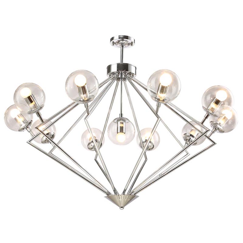 Люстра Liebaud Chandelier 11 lamp Хром Люстра Liebaud Chandelier 11 lamp Хром в Грозном | Loft Concept